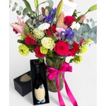 dom perignon i buket